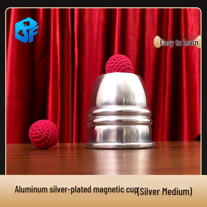 

Northern Magic Silver-Plated Magnetic Chop Cup for Close-Up Talent Shows