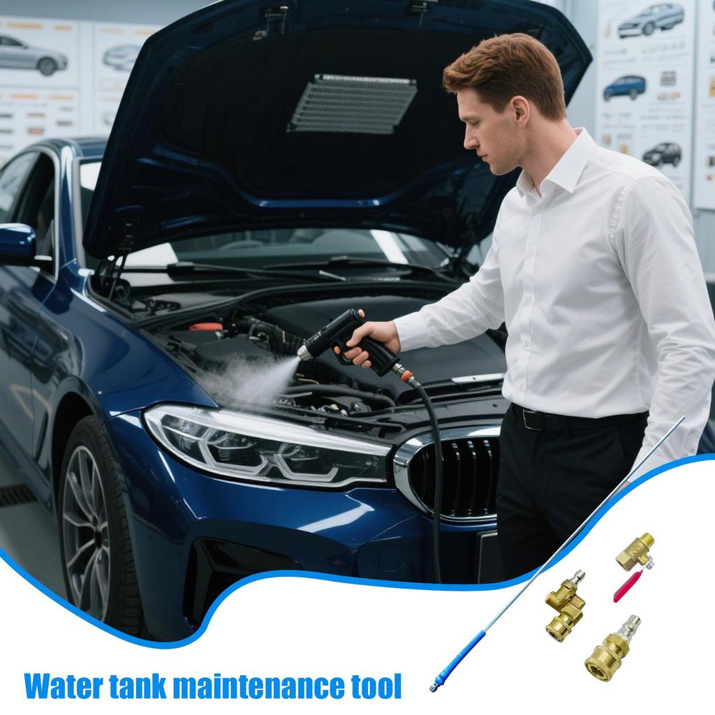 Kühlerspülstab Auto Wassertank Reiniger Werkzeug Tragbares Wassertank Wartungszubehör Für Auto LKW Auto Wohnmobil