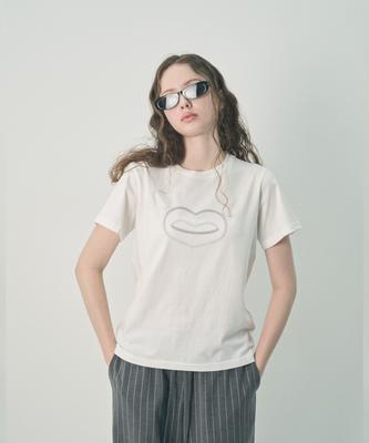 Mihebeu Graphic Symbol T-Shirt White