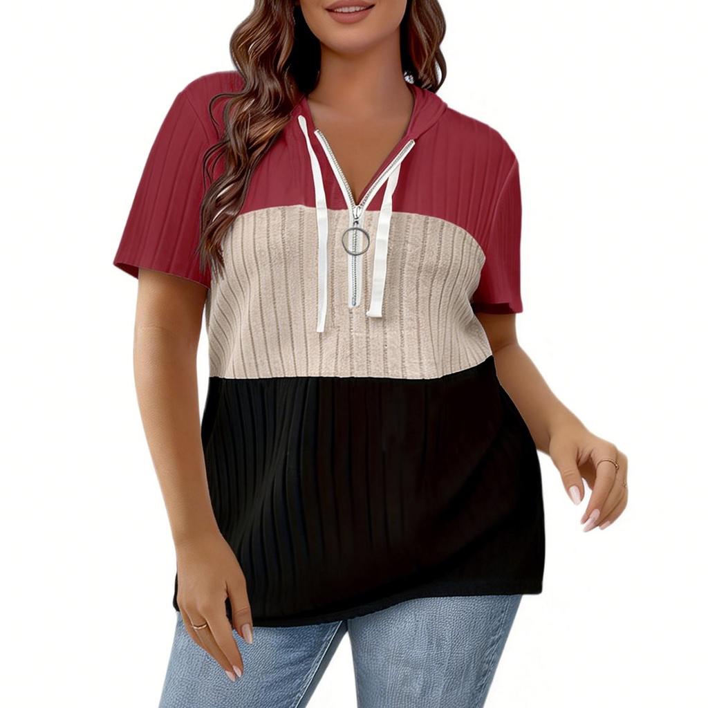 Women's Fashionable Short Sleeve Elegant Commuting And Casual Top