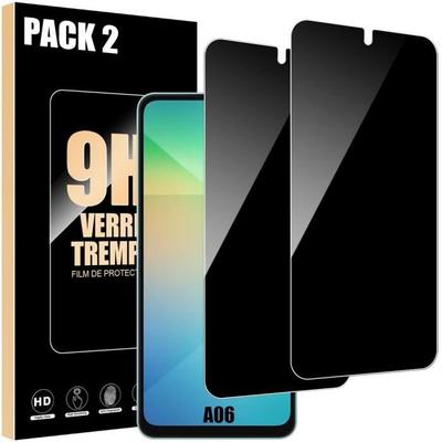 Tempered Glass Screen Protector - Booling - for Samsung Galaxy A06 - Pack of 2 - Anti-spy - Scratch-resistant