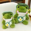 Collection Frog Stuffed Doll Stuffed Animal Frog Pillow Green Frog Plush Toy  Car Decor