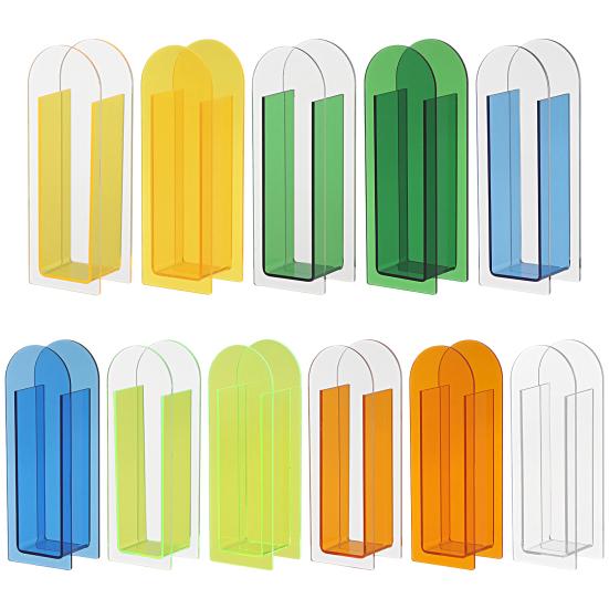 Stabil Bas Akrylvas Brottålig Chic Vardagsrum Halvtransparent Dekorativ