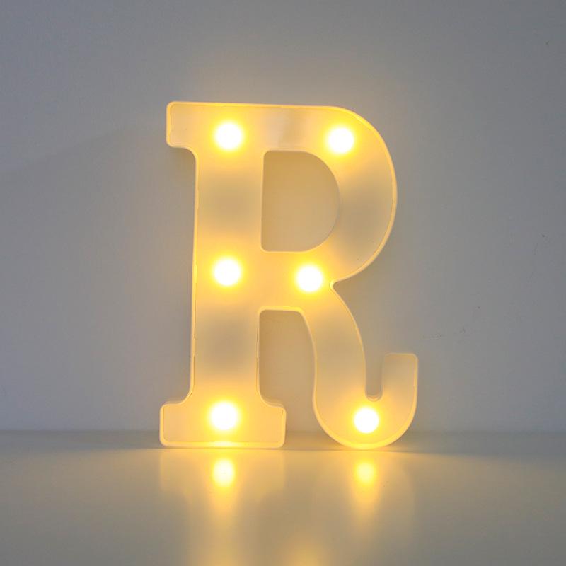 Romantic Letter & Number Lamp - Birthday Proposal Surprise Scene Decoration