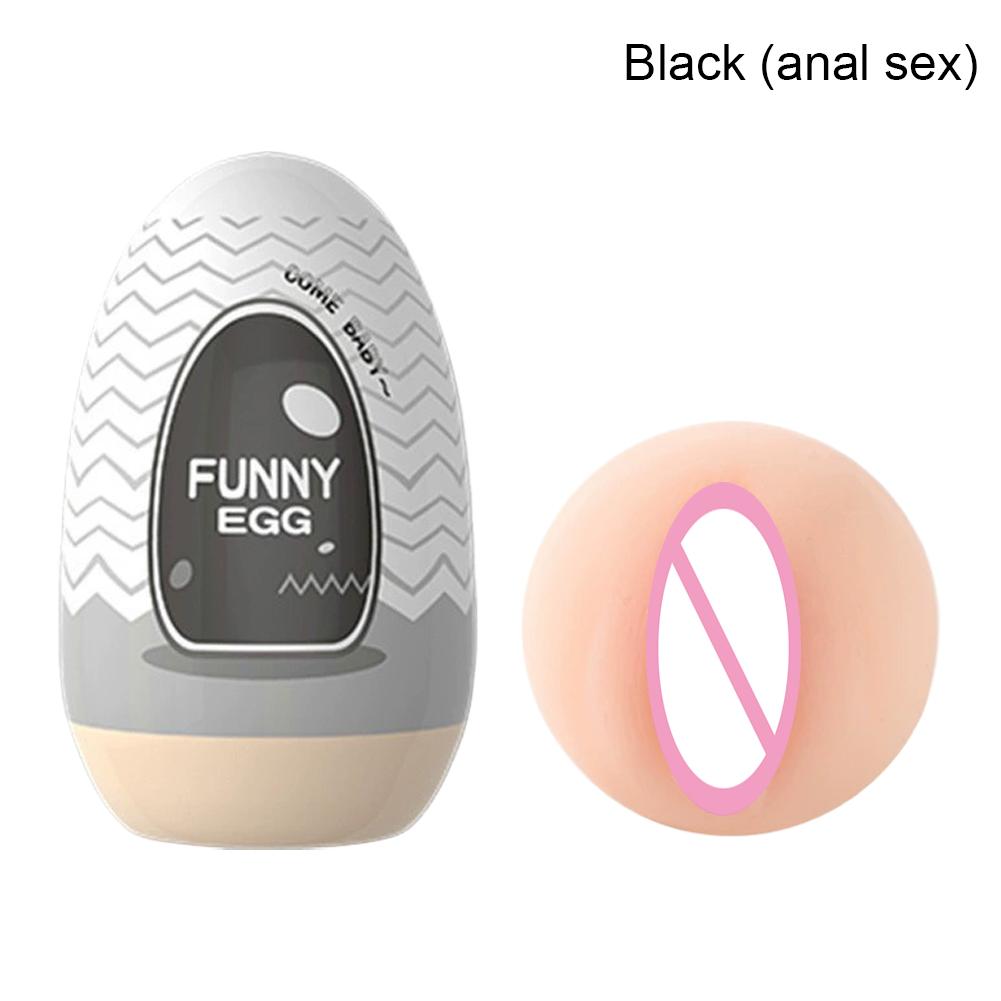 Portable Egg Stimulator Penis Massager Soft Rubber Adult Sex Toys for Men Realistic Vagina Pocket Pussy Mini Cups Masturbator
