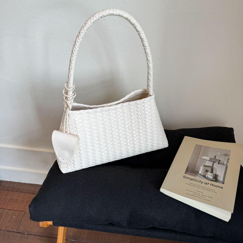 2025 Französische Nischen-Strick-Damen-Schulterhandtasche