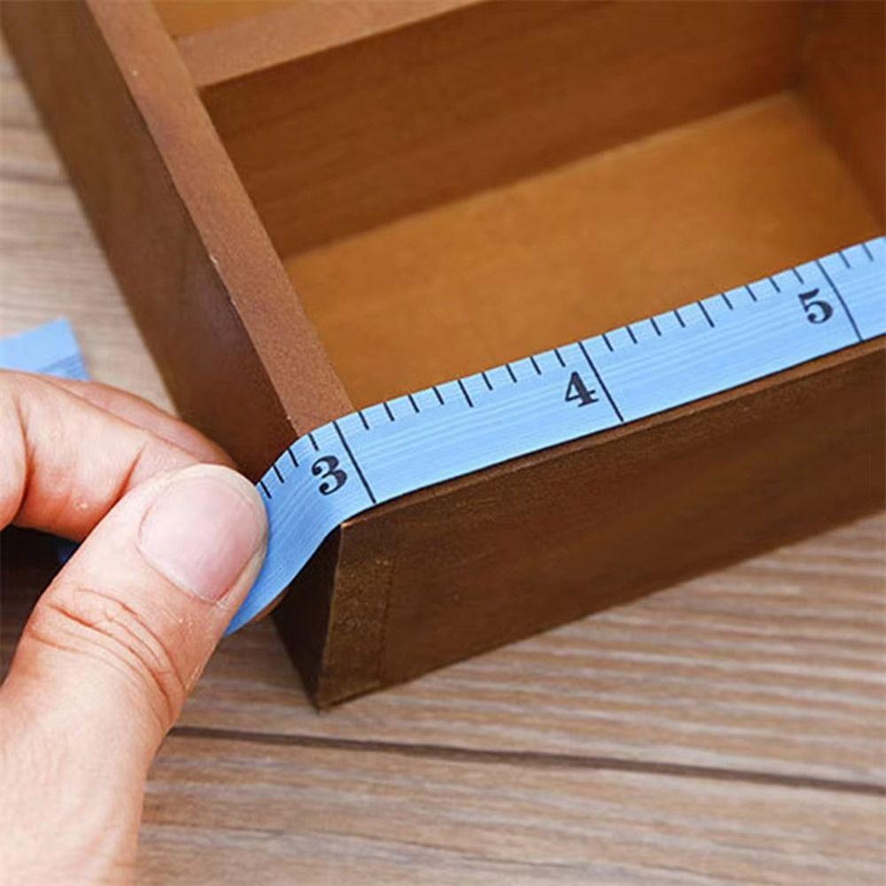 Durable 60in Soft Tape Measures Double Scale Body Measuring Ruler Mini Clothes Tailor Ruler Portable Flat Ruler