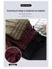 Ankela Women's Wide Leg Red Work Pants - Multi-Pocket, Straight Leg Casual Sports Pants for Autumn/Winter 2026.