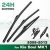 For Kia Soul MK1 2009-2013 2010 2011 2012 Wiper Front & Rear Wiper Blades Windshield Windscreen Window Brushes 24"+20"+11
