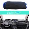 Car Dashboard Cover for Peugeot 2008 E-2008 208 E208 GT - Carpet Dashboard Pad Sun Protection UV Cushion Car Accessories