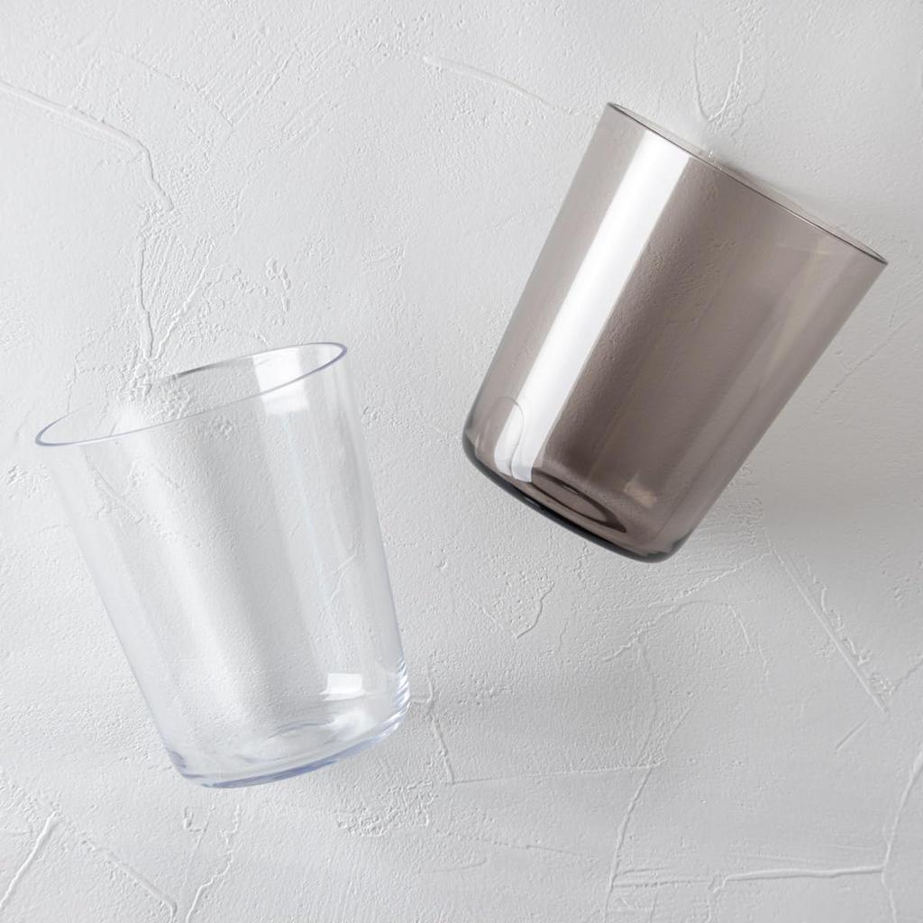 Aboard Homeware Simple Unbreakable Cup, 320ml, Pure Clear Tritan Plastic Glass, Stylish Design, Stackable, Dishwasher Safe, BPA-Free, Perfect for