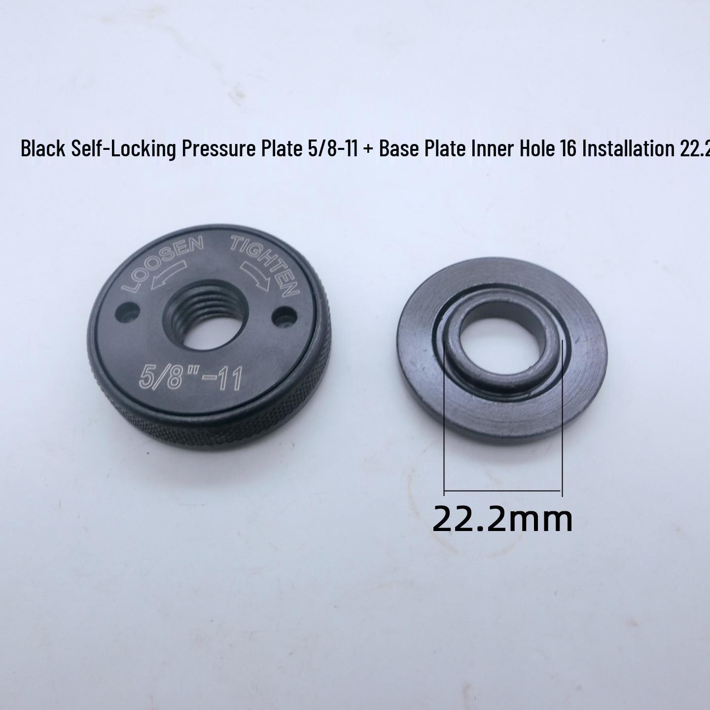 

5/8-11 Black Self-Locking Flange for 20-22.2mm Inner Hole Cutting Discs