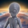 Alien Figure Decorative Object Interior Decor Gardening Extraterrestrial Yoga Meditation Resin Statue Gift.