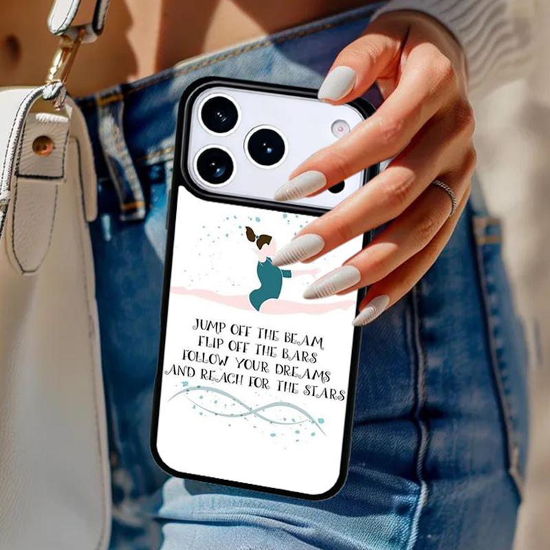 Love Gymnastics Phone Case For iPhone 17 Air 14 15 13 12 Max Cover For Apple 16e 11 Pro Max Plus Coque