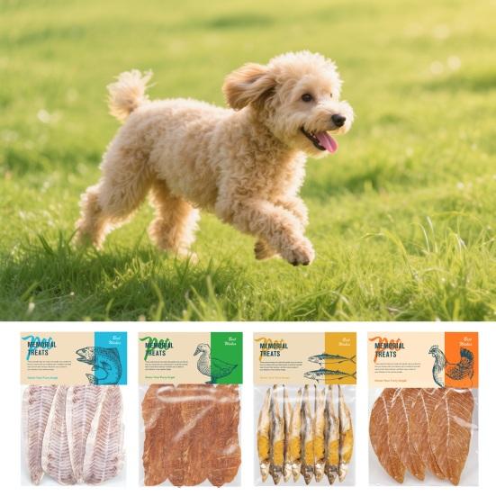 Pet Memorial Treat Paper Chicken Fish Slices Pet Bereavement Supplies Realistic Pet Treat Replica for Deceased Cats Dogs Memorial Ceremony