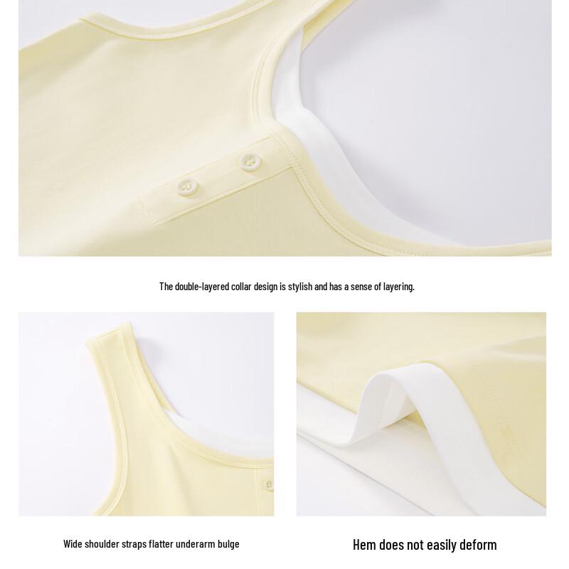 MINISO Women's Henley Collar Camisole