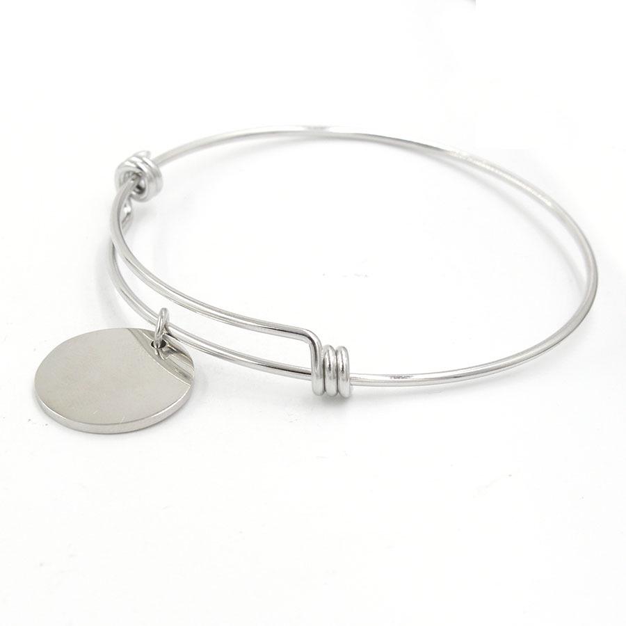 Push-Pull Adjustable DIY Activity Bangle - Versatile Round Bracelet