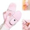 Smart Thermostatic Heated Fingerless Gloves Portable Heating w/ Digita lDisplay