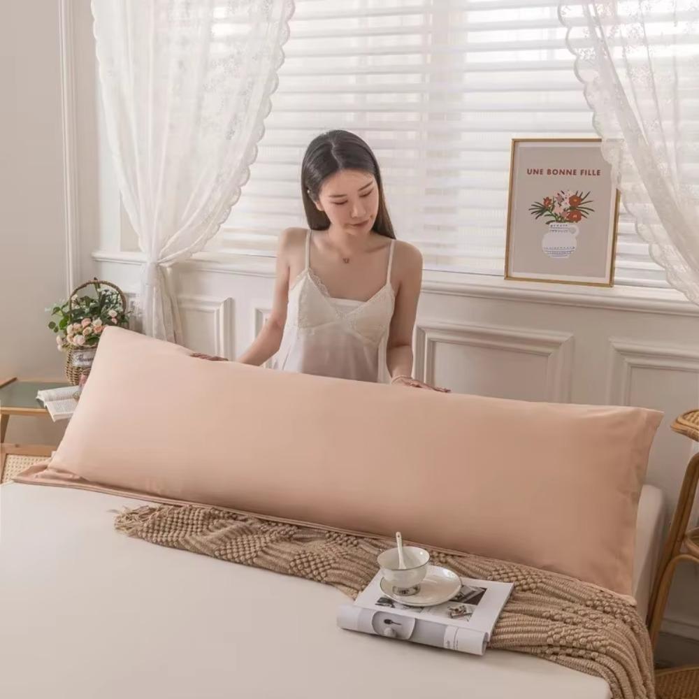 Rectangular Pillow Cover Skin-friendly Pillowslip Home Textiles Long Pillow Case Bedroom