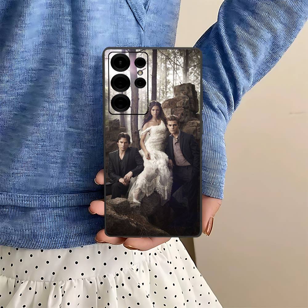 

Чехол для телефона The Vampire Diaries для Samsung S 24 Fe 25 Ultra Plus 20 Lite 21 30 22 23 24 22 Ultra 5G Fundas Samsung S24