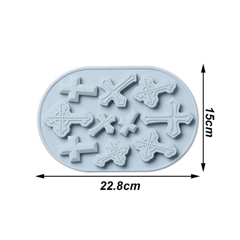 Kreativní forma na pečení na čokoládové sušenky 6-ti dírková retro halloweenská dýňová forma na křížení dortů Kuchyňská forma na pečení silikonového fonduantu