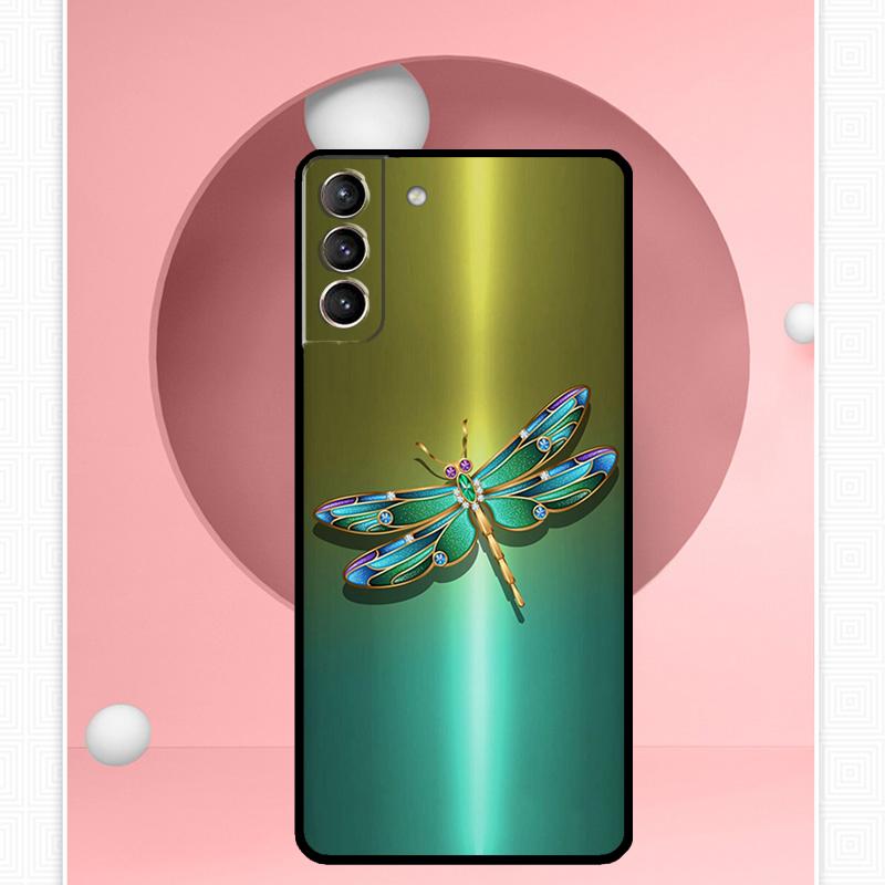 Dragonfly Case For Samsung Galaxy S25 Ultra S25 FE S20 S21 S22 S23 Plus S9 S10 S24 Ultra Cover Funda