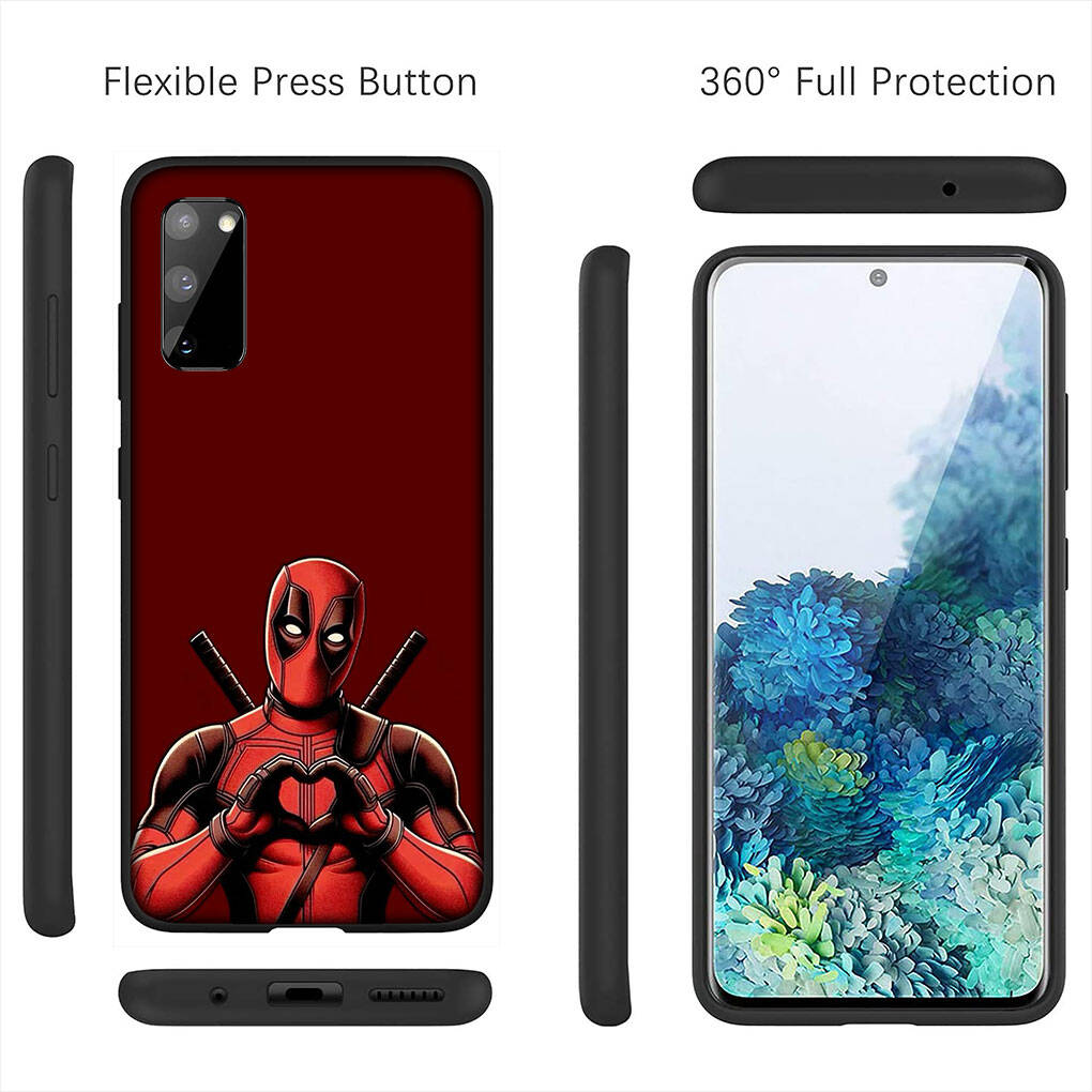 Cover for iPhone 17 16 15 Xiaomi Poco Redmi Note 14 13 12 11 Pro Max 9 16e Samsung Galaxy S25 S24 S23 OPPO Huawei Deadpool Comics Wolverine Phone Case