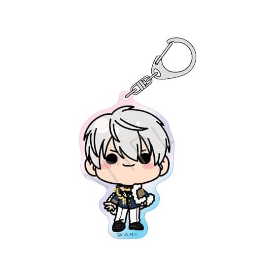 The Wizard s Promise TV Anime [Arthur] Acrylic Keychain MB Approx. 7cm Square Clear Acrylic