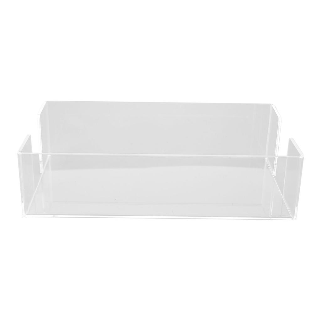 Napkin Tray Storage Holder Transparent Acrylic Modern 9.5x5.5x2.5in Large Capacity Napkin Dispenser for Party Kitchen