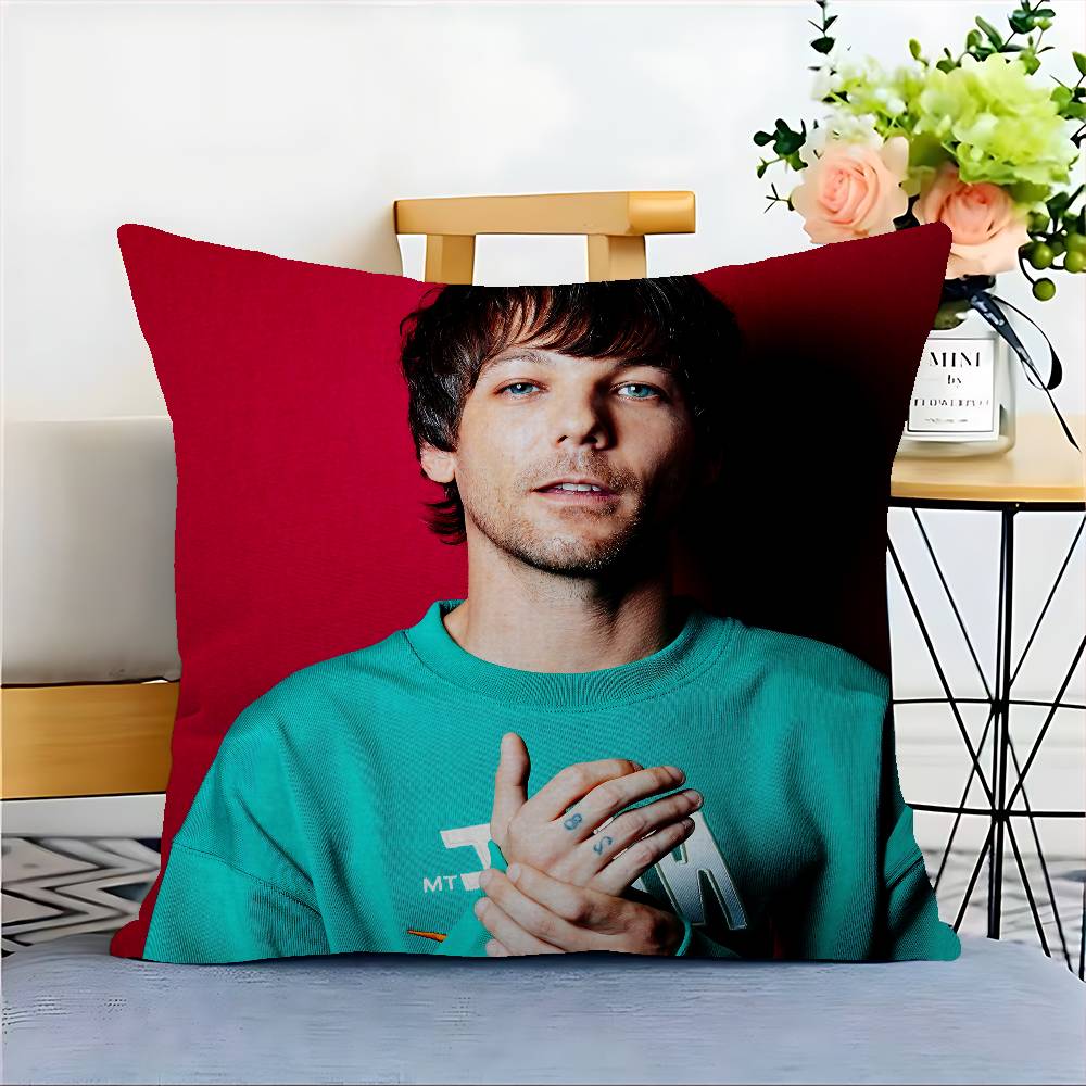 L-Louis Singer T-Tomlinsons Pillow Covers Cartoon Sofa Decorative Home Double-sided Printing Short Plush Cute Cushion Cover
