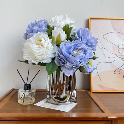 Artificial Peony Flower Home Decor - Large, High-Quality Faux Peonies for Decoration & Photography Props
