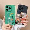 Phone Case For Realme C61 C63 Creative Back Cover For Realme C 61 C 63 Liquid Silicone Funda Full Protection Soft Bumper Cacasa