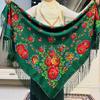 Women's Versatile Russian Ethnic Scarf - Spring/Autumn Shawl for Travel Photography