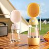 Cats Compact Dogs Cats Water Bottle for Dogs Travel Outdoor Pet Water Dispenser Feeder Cup with Dogs Food Storage Box