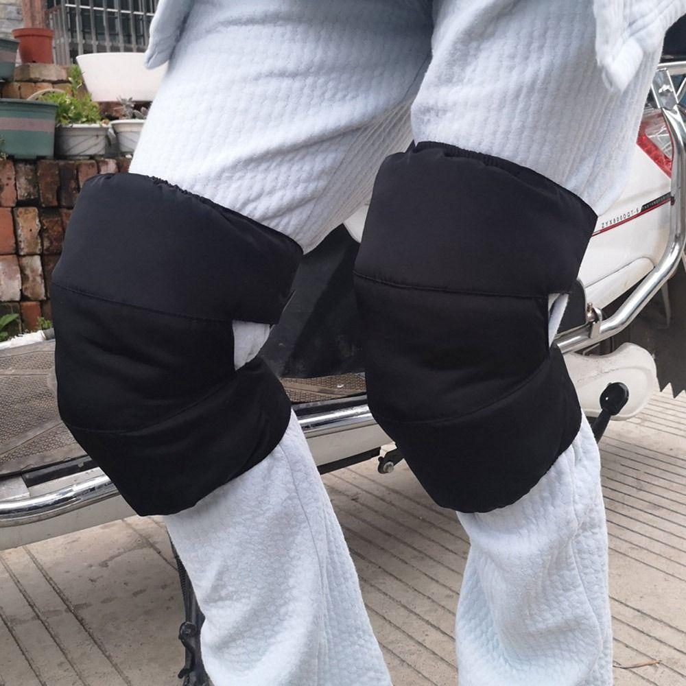 Adjustable Motorcycle Warm Knee Protective Thermal Knee Braces Winter Thicken Down-Filled Knee PadsKnee Pads