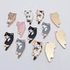 6 Colors Hang Tags Alloy Earrings Jewelry Necklace Pendant DIY Accessories