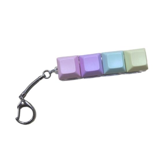 

4-кнопкова клавіатура Fidget Toy Портативна тривожна іграшка для зняття стресу Діти Дорослі Механічна клавіатура H