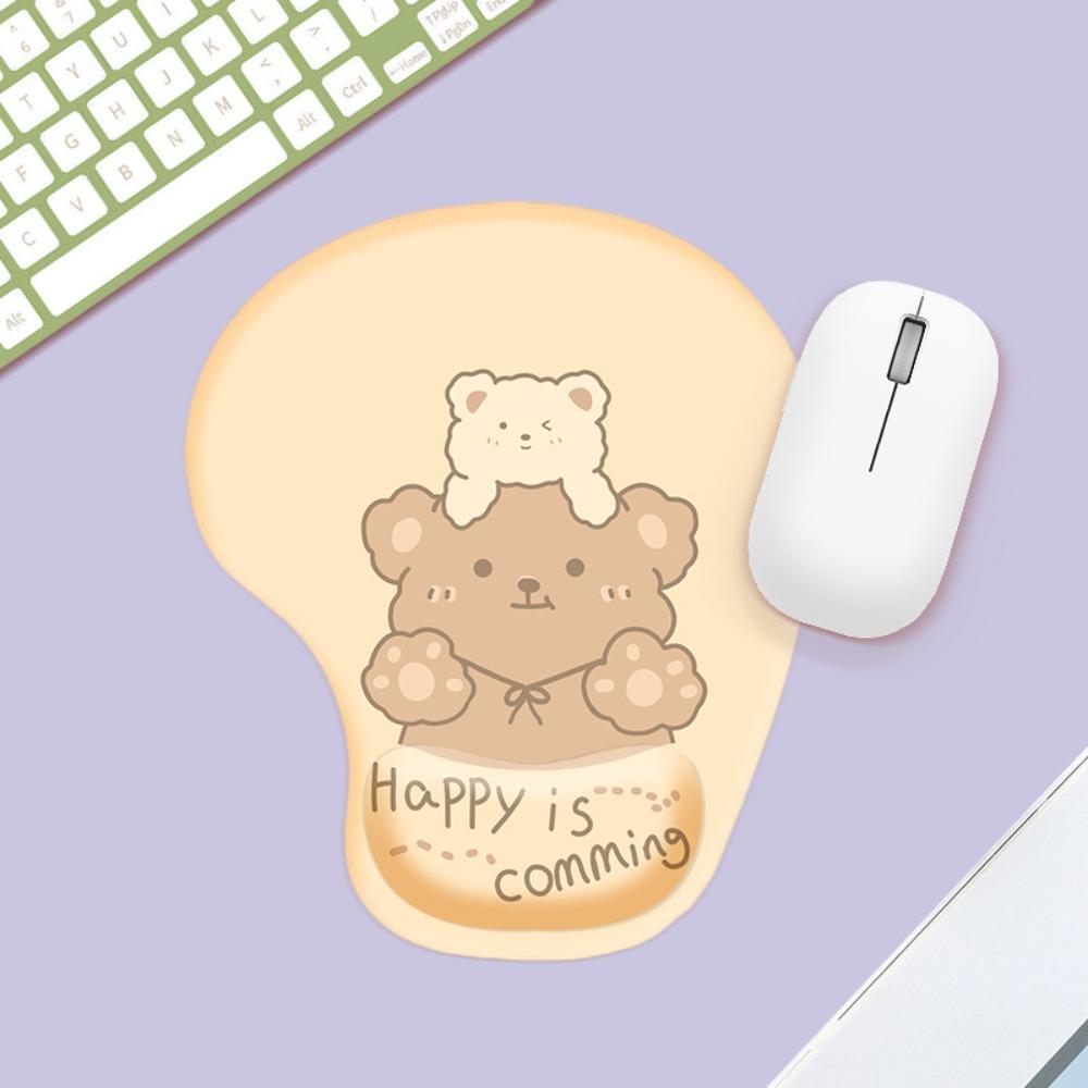 Non Slip Hand Support Mouse Mat Ergonomic Office Accessories Cartoon Wrist Rest Mousepad Office