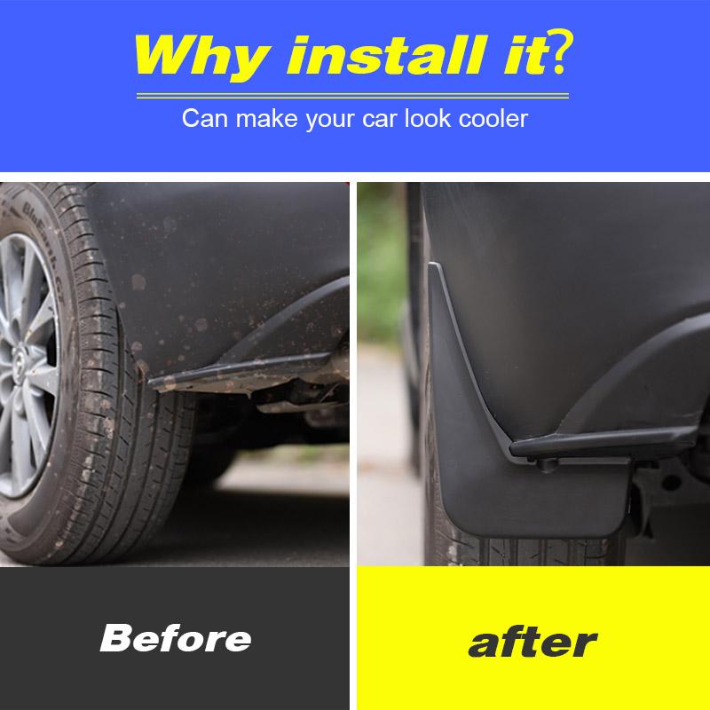 Mudguard Mud Flap Splash Guard Fender Cover Exterior Decoration Car Refit Protection Accessories For Mazda CX-30 CX30