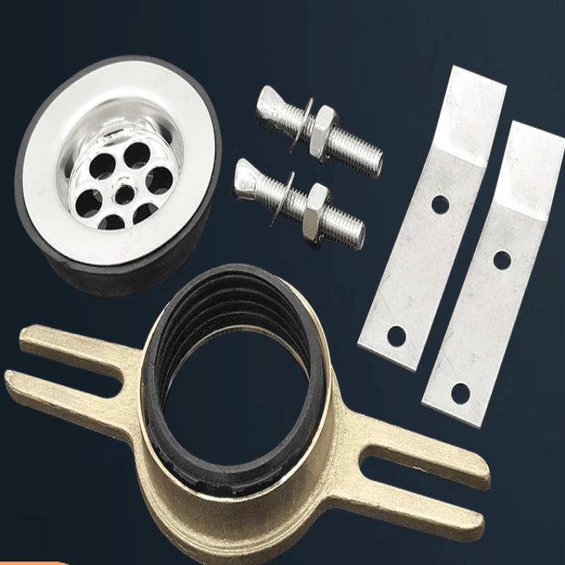 YouShu Urinal Iron Horsehead Flange Drain Connector Kit