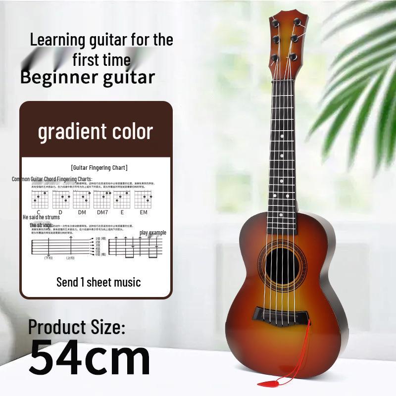 Large Six-String Children's Ukulele Toy - Playable Music Enlightenment Instrument