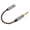 4.4mm to 2.5mm Balanced Cable Male to Female Gold Plated Plug Headphone Adapter Cable for Phones Headphones Speakers