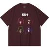 230 g/m² 100% Bavlna T-shirt Heavy Metal Rocková Kapela Tisk Populární Hudby Unisex Těžký Bavlněný T-shirt