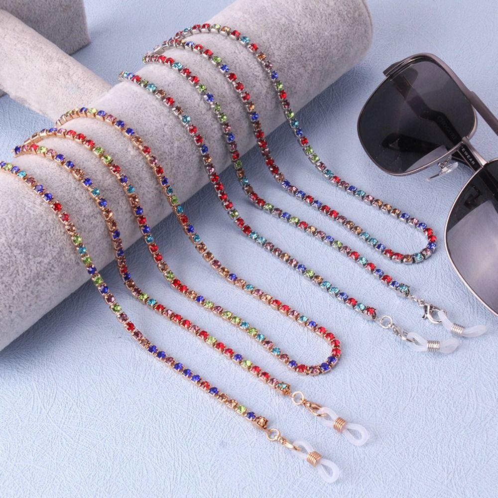 1Pcs Metal Eyeglasses Chain Holder Glasses Hanging Rope for Sunglasses Reading Glasses and Masks