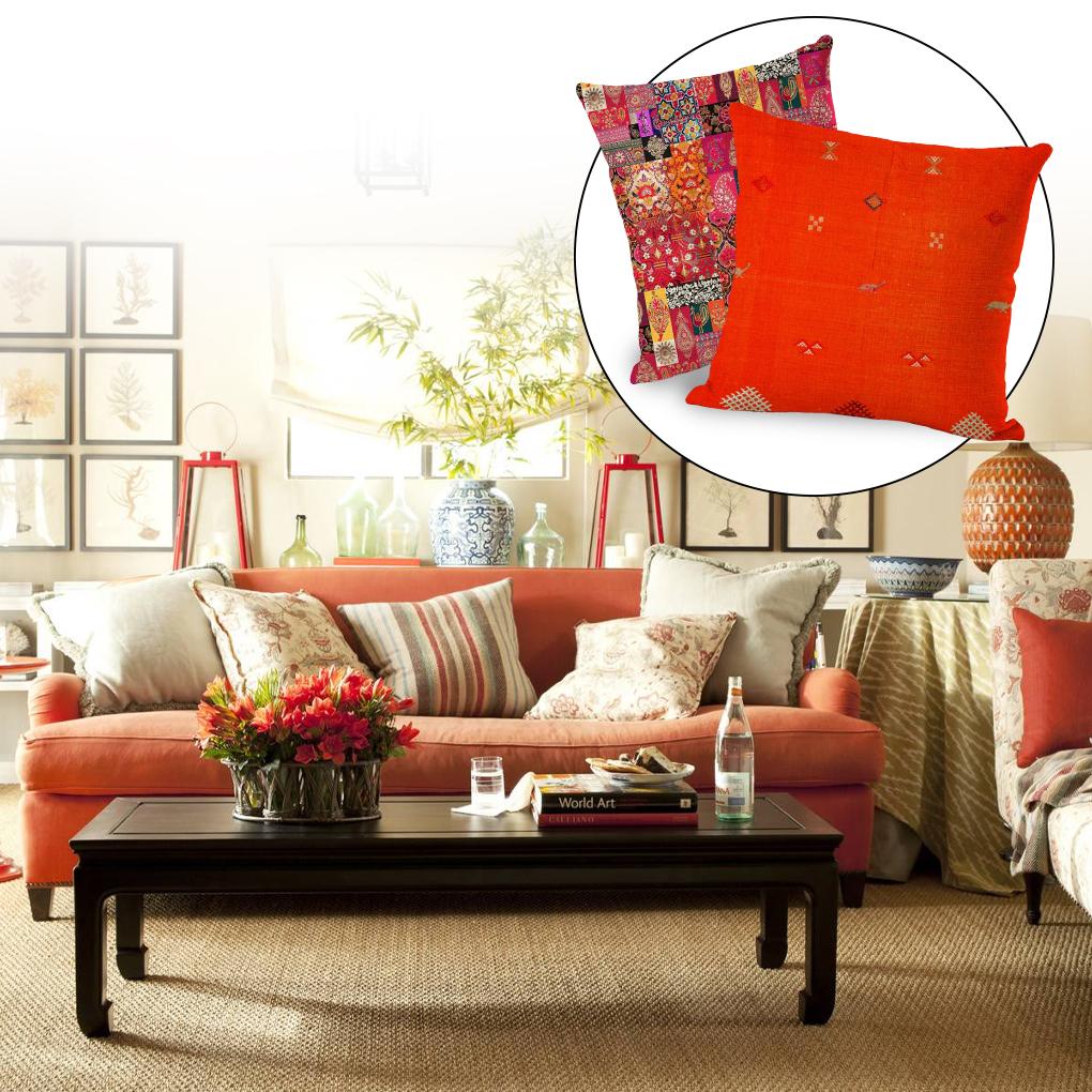 Decorative Throw Pillow Covers Ethnic Bohemian Pillowcase Cover Couch Sofa Bed Bedroom Car Living Room Cases Accessories