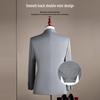 Romon Men's Slim Fit Business Casual Suit (Jacket + Pants)