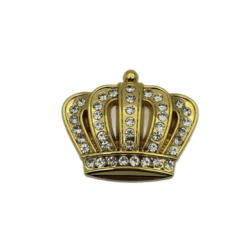 Rhinestone Crown Car Metal Badge for Hood or A-pillar