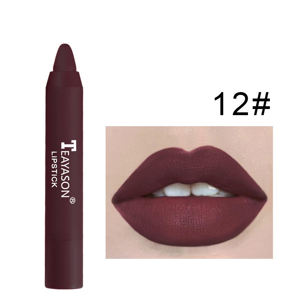 Matte Color Moisturizing Lip Gloss - Easy-Apply Rotating Lipstick Pen