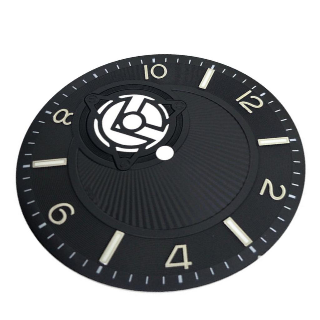 36.5mm Dial NH38 Watch Dial Replacement Steel Green Suitable For NH38 Automatic Movement Watch Accessories For WatchMaker