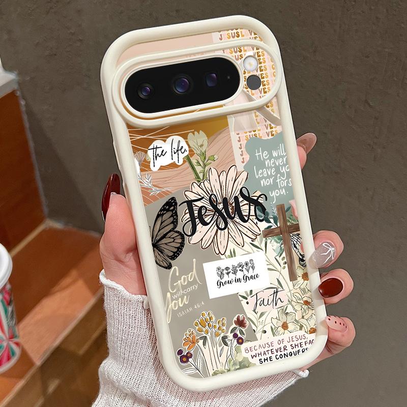 

Creative Collage Patterns Case For Google Pixel 8 9 7 Pro Pixel 9 Pro XL Soft TPU Silicone Phone Cover For Google Pixel 7A 8A Google Pixel 9 Pro